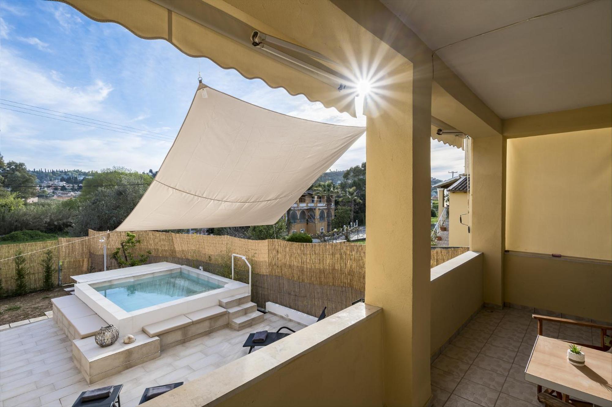 Villa Nina With Private Plunge Pool, 5Km To Corfu Town מראה חיצוני תמונה