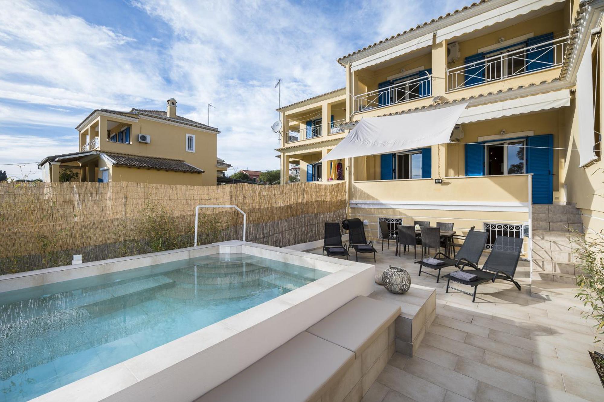 Villa Nina With Private Plunge Pool, 5Km To Corfu Town מראה חיצוני תמונה