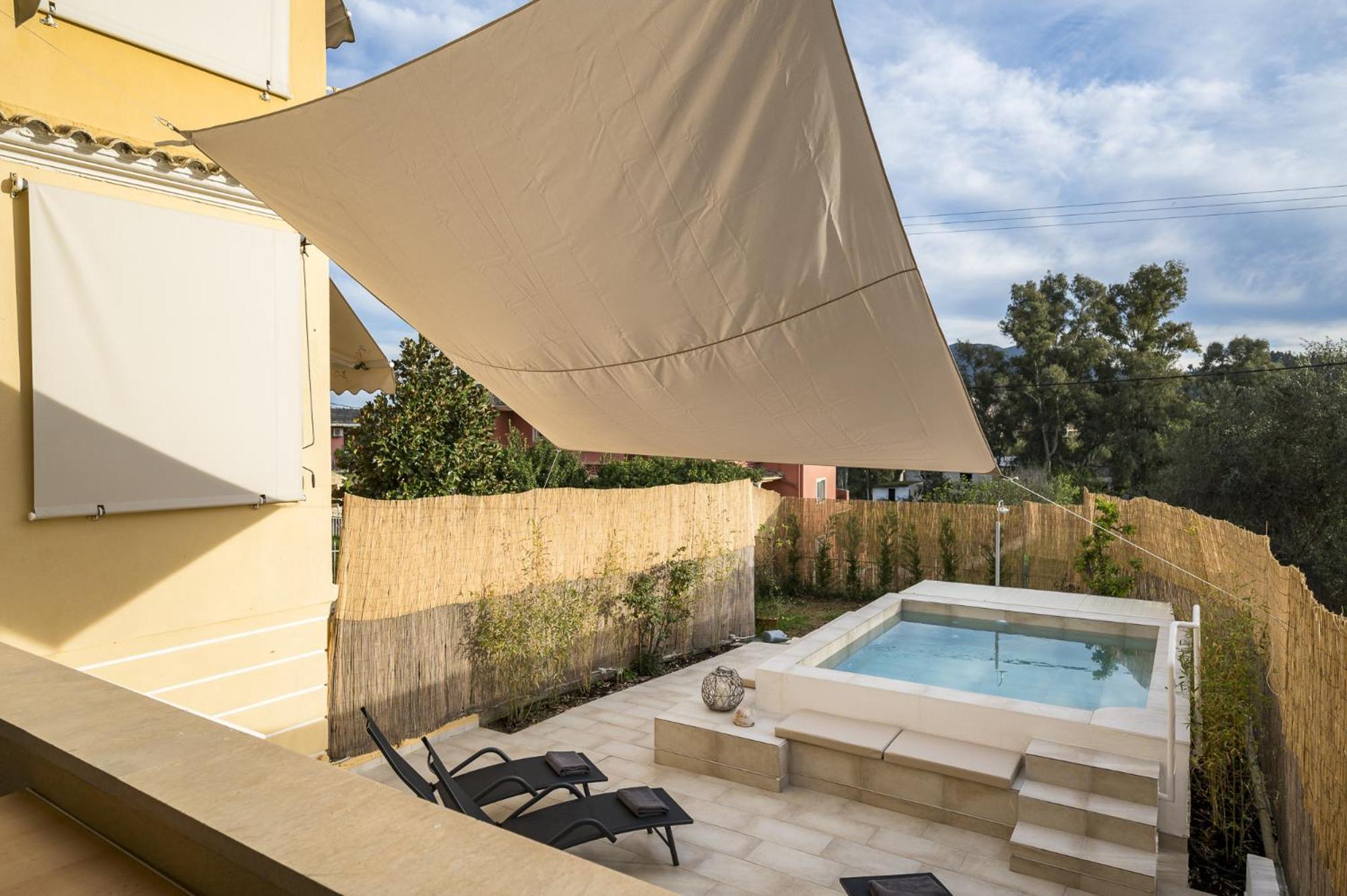 Villa Nina With Private Plunge Pool, 5Km To Corfu Town מראה חיצוני תמונה